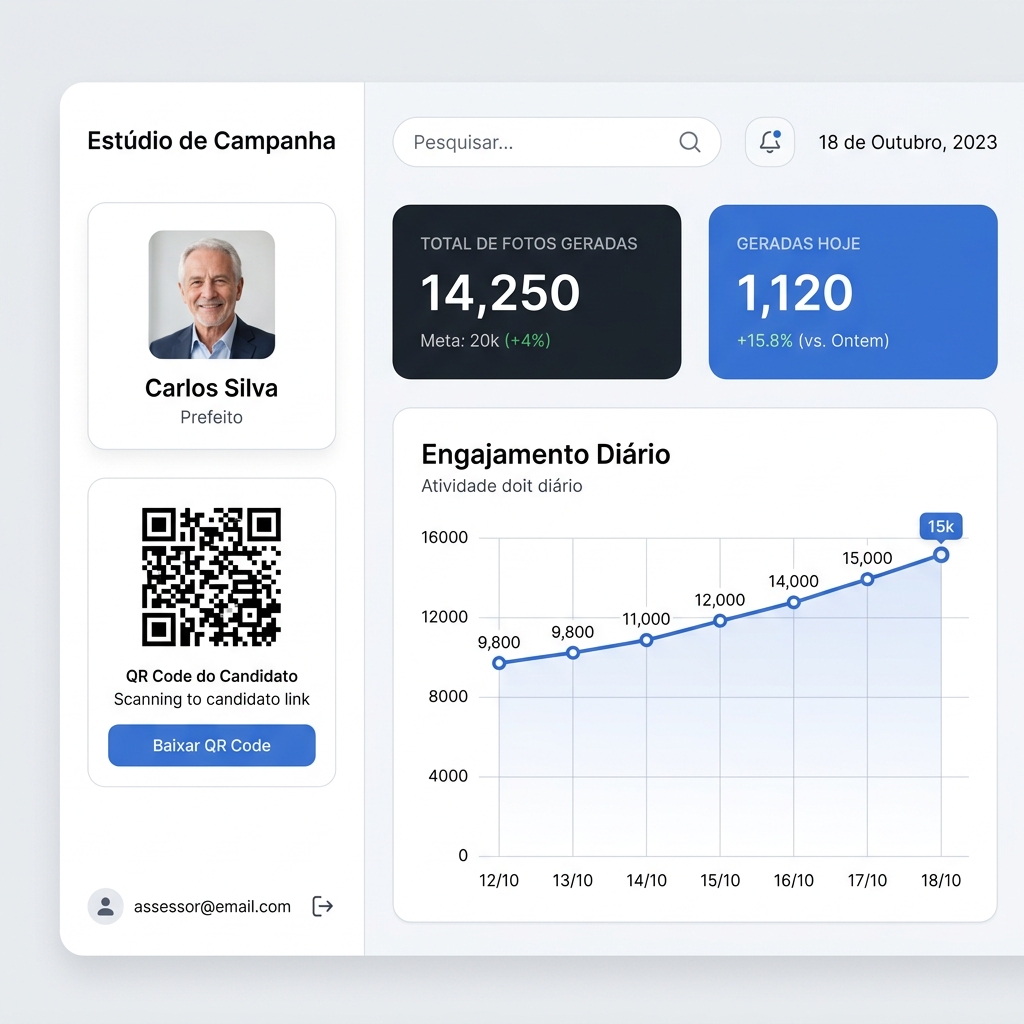 Prévia do Dashboard
